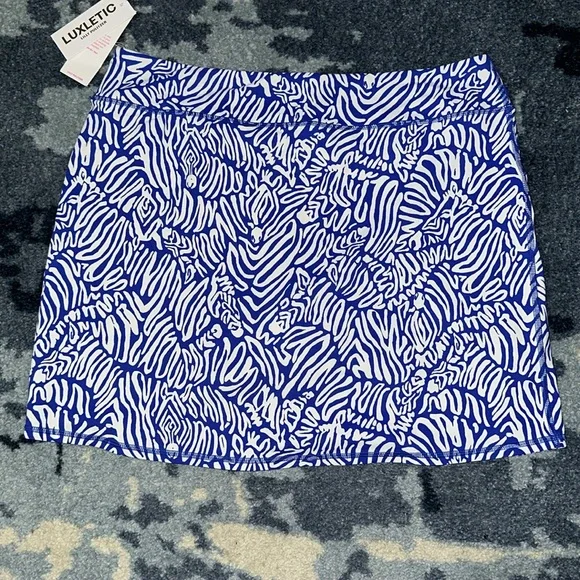 NWT MARYANA LILLY PULITZER LUXLETIC SKORT XL MARTINIQUE BLUE - Picture 8 of 8